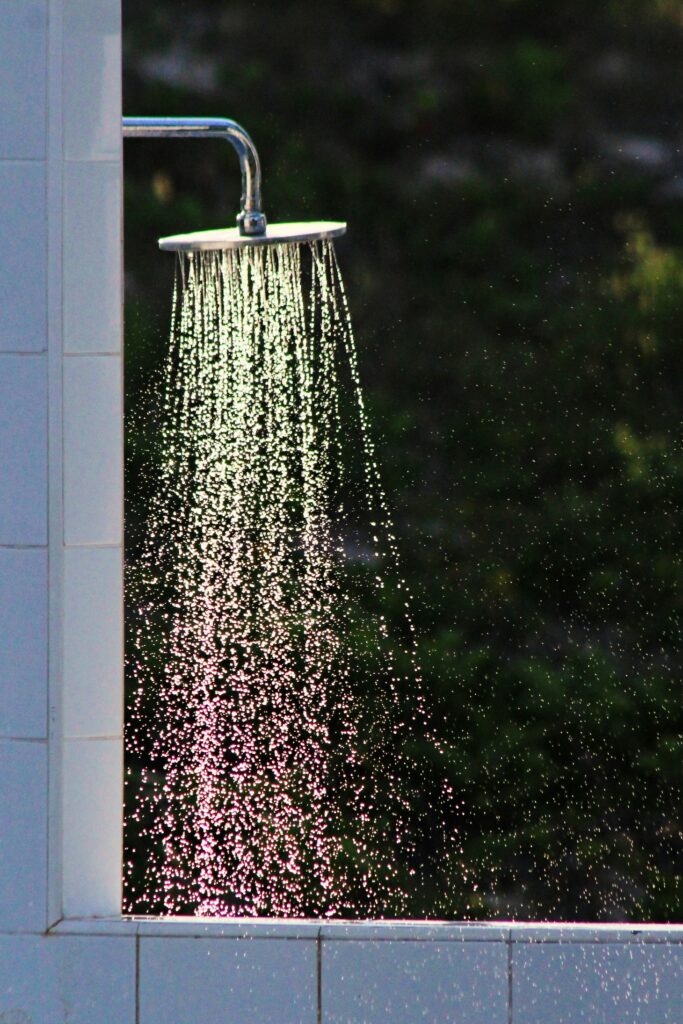 litri di acqua per doccia